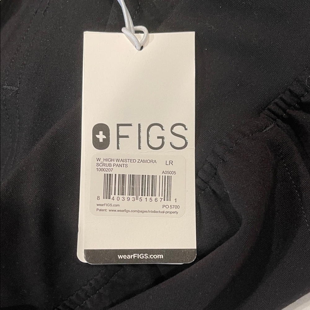 Figs Black Jogger Scrub Pants - Picture 2 of 2